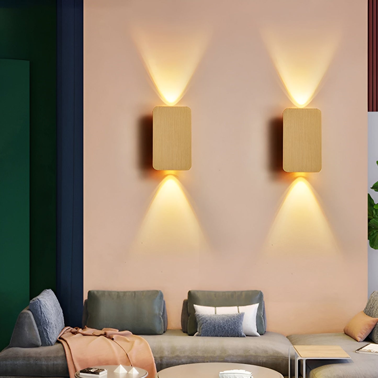 LightNest | Moderne Minimalistische Compacte Rechthoekige LED Wandverlichting