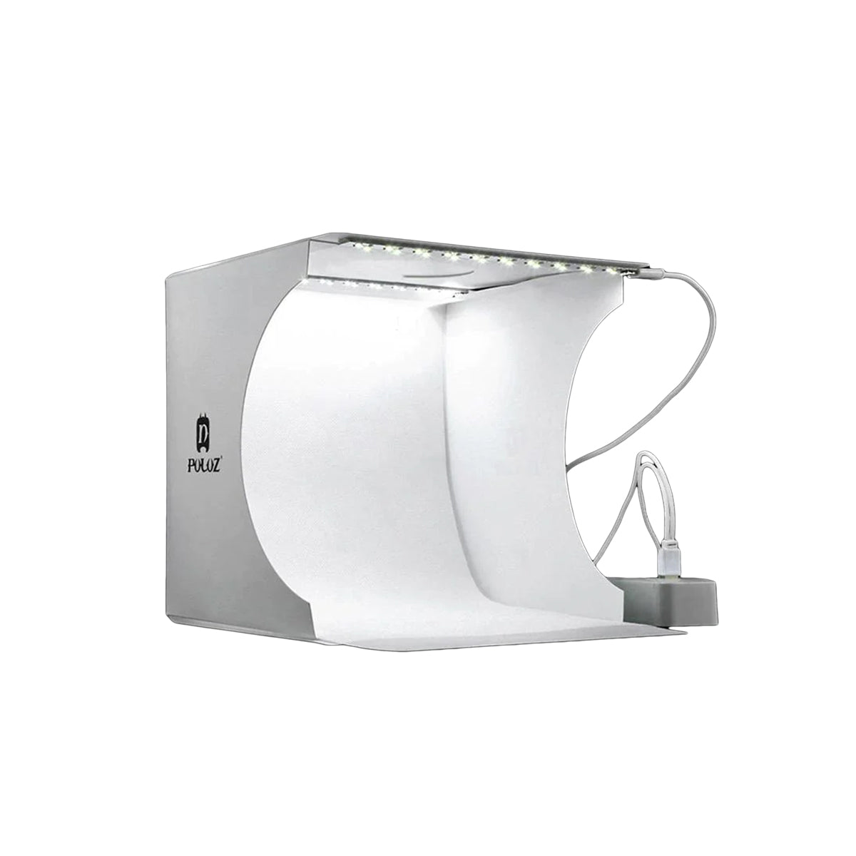 Mini Fotostudio "LumiCube" met LED-verlichting en 6 achtergronden