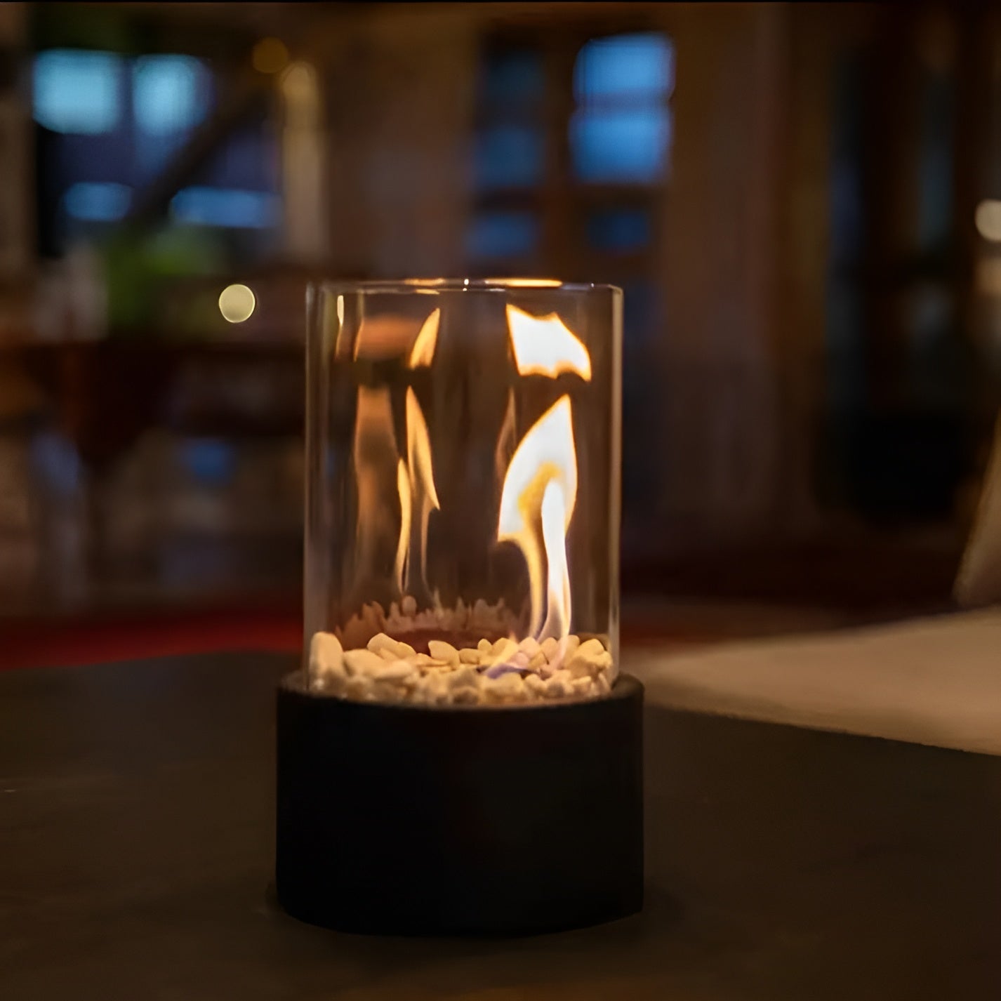 Lujolux Tafelhaard – Stijlvolle Bio-Ethanol Haard voor Gezelligheid en Warmte