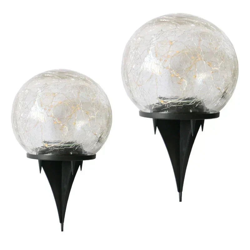 Elegante Zonne-Tuinbol - 30cm Bolvormige Tuinverlichting