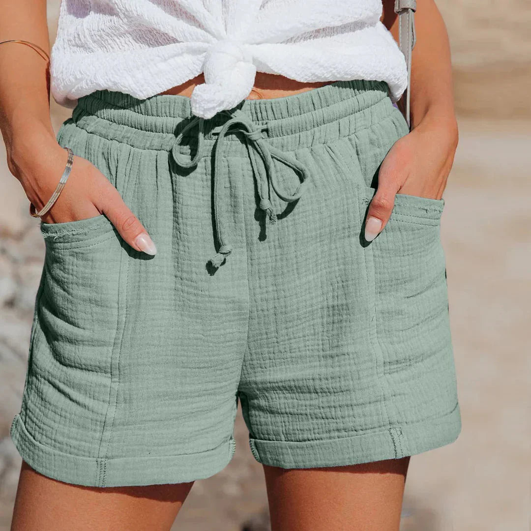 Dames Zomershorts Levora – Lichtgewicht, Losse Pasvorm & Elastische Taille