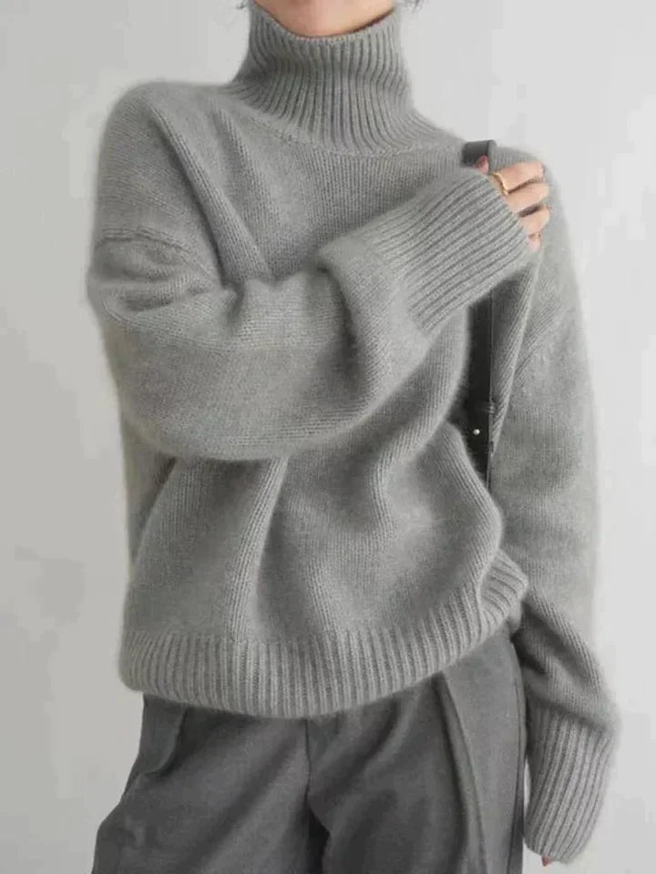 Luxe Coltrui SoftKnit – Warme Kasjmierlook Trui voor Koude Dagen