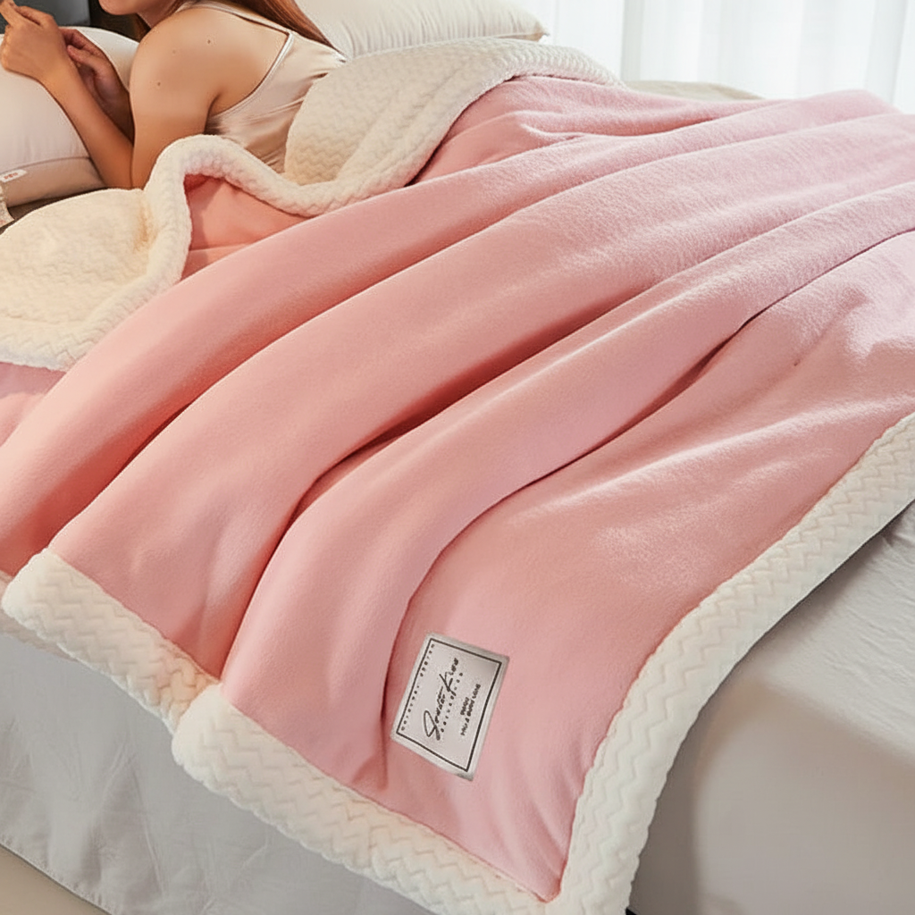 CozyLuxe Fleece Deken – Zachte Winterdeken van Hoogwaardig Polyester voor Warmte en Comfort