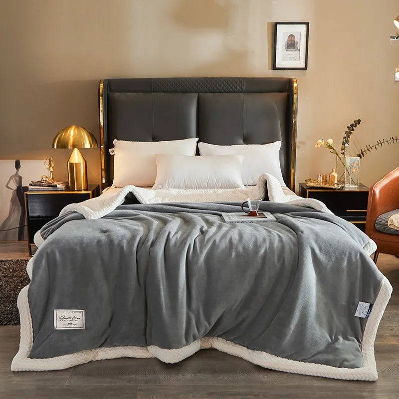 CozyLuxe Fleece Deken – Zachte Winterdeken van Hoogwaardig Polyester voor Warmte en Comfort
