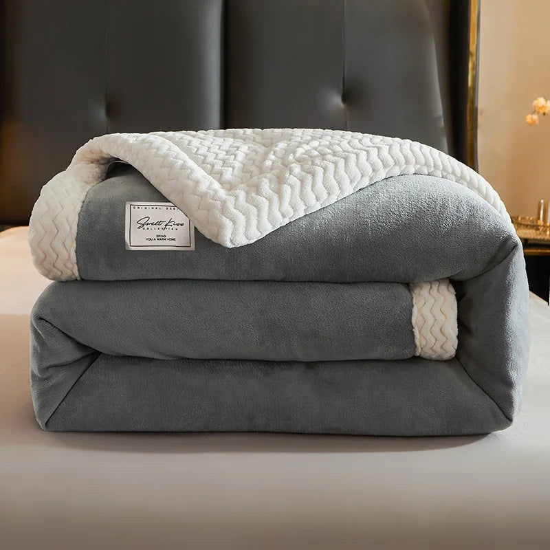 CozyLuxe Fleece Deken – Zachte Winterdeken van Hoogwaardig Polyester voor Warmte en Comfort