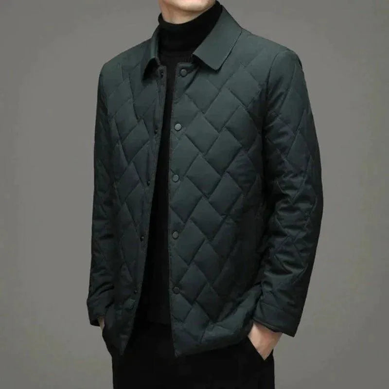 UrbanShell Heren Softshell Jas – Waterdichte Zakelijke Winterjas met Isolerende Voering