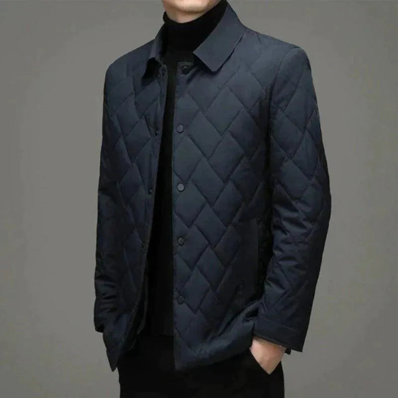 UrbanShell Heren Softshell Jas – Waterdichte Zakelijke Winterjas met Isolerende Voering