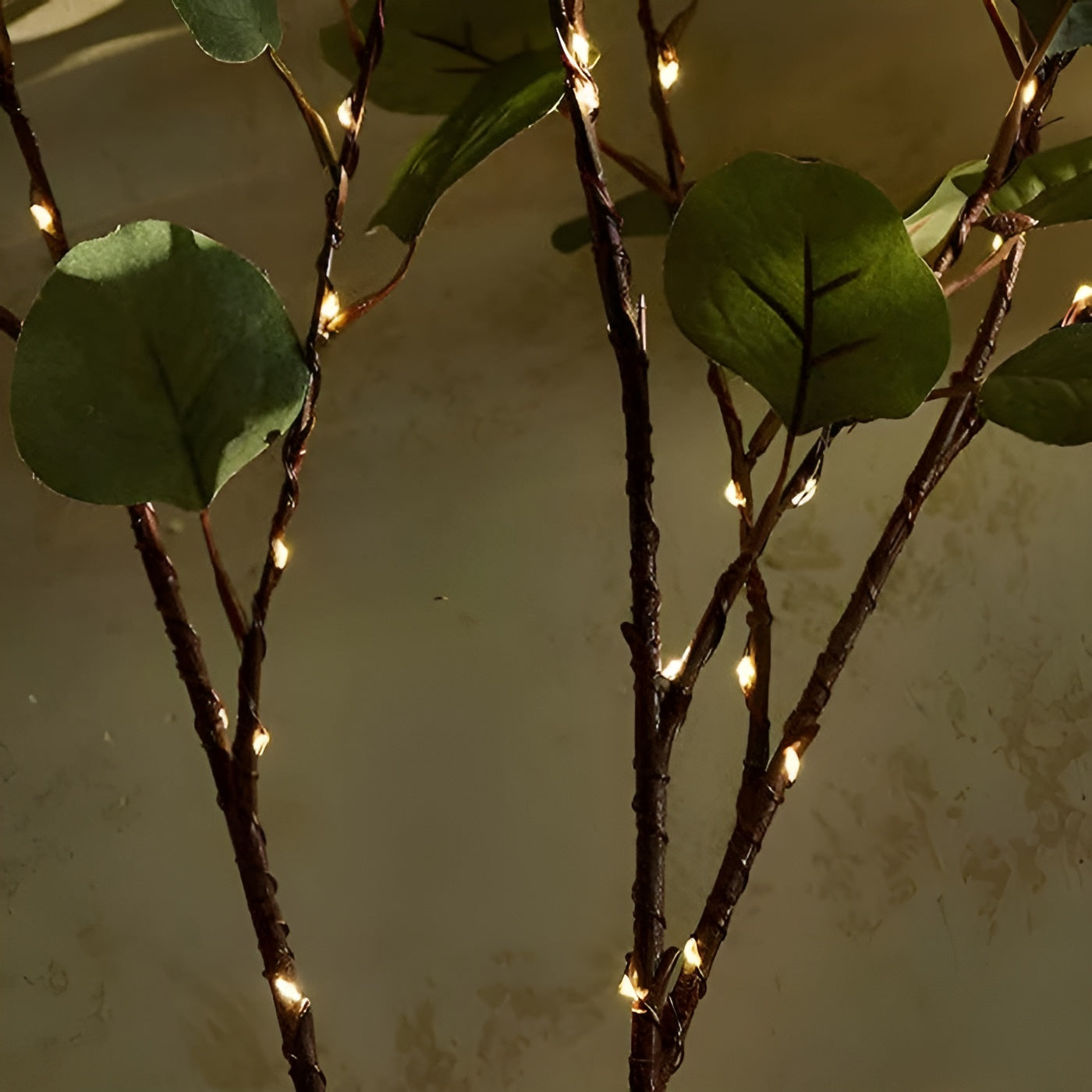 EverLeaf Light – Natuurlijke Olijftak LED Lamp voor Sfeervolle Verlichting