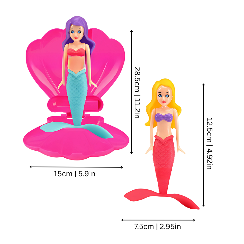 WaterWonder Magische Schelp – Speels zeemeerminspeelgoed voor in het zwembad