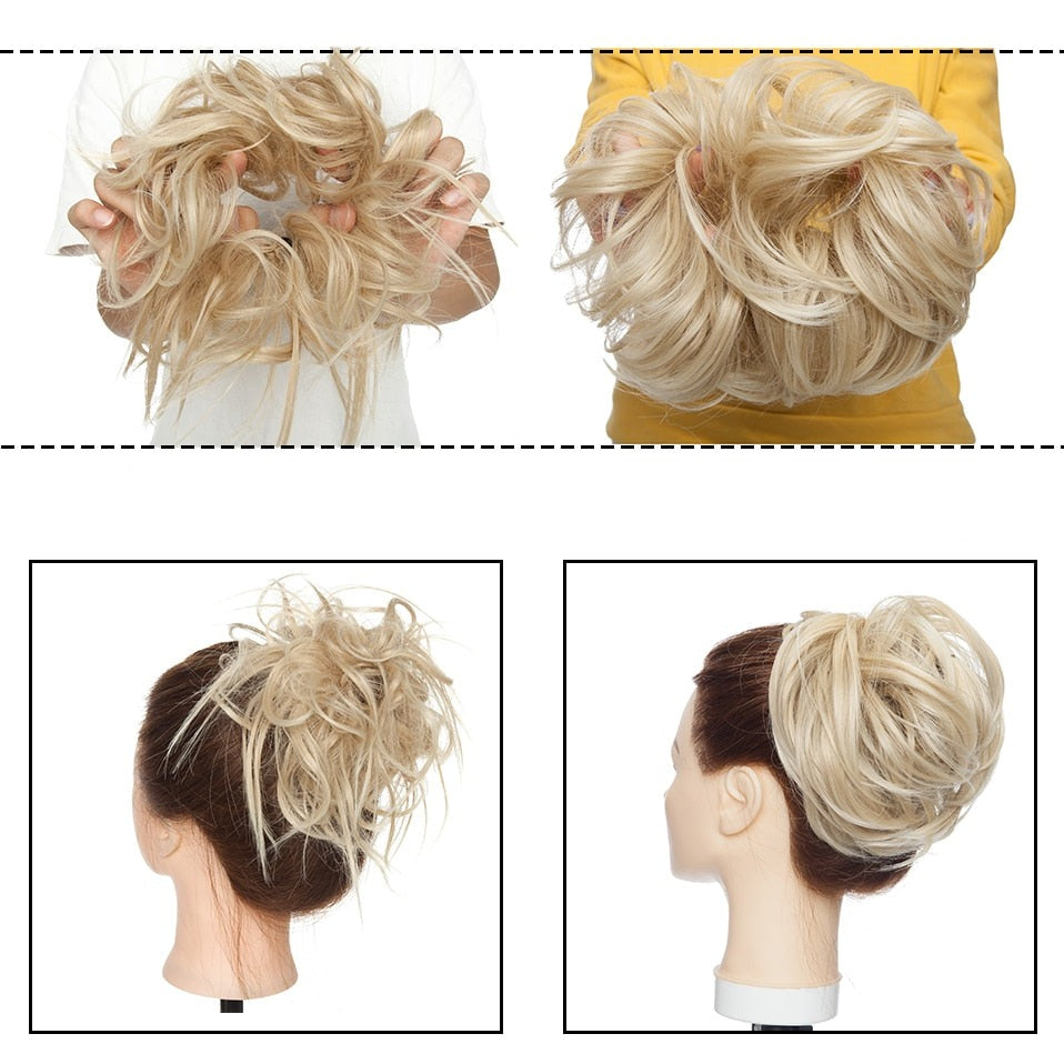Messy Bun Hair Crunchie