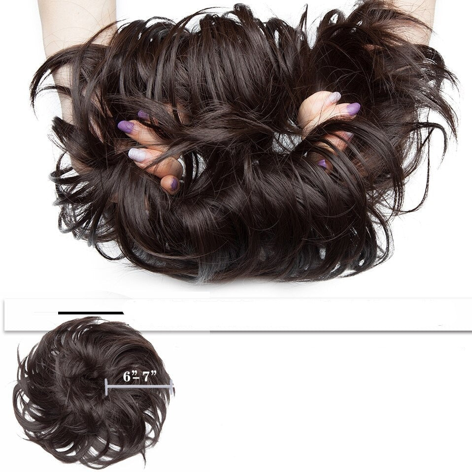 Messy Bun Hair Crunchie