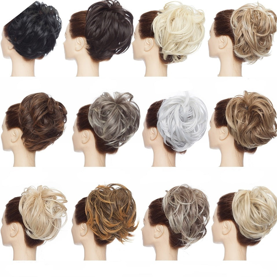 Messy Bun Hair Crunchie