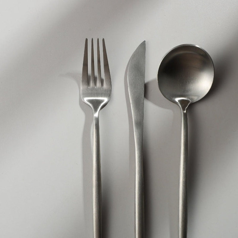 Minimalistisch Bestekset 20-Delig - RVS met Gouden Coating