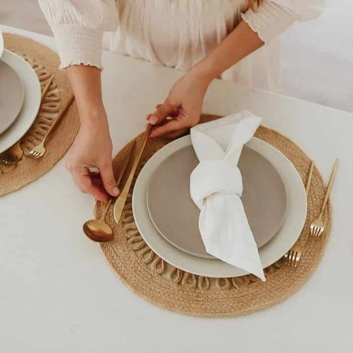 Minimalistisch Bestekset 20-Delig - RVS met Gouden Coating