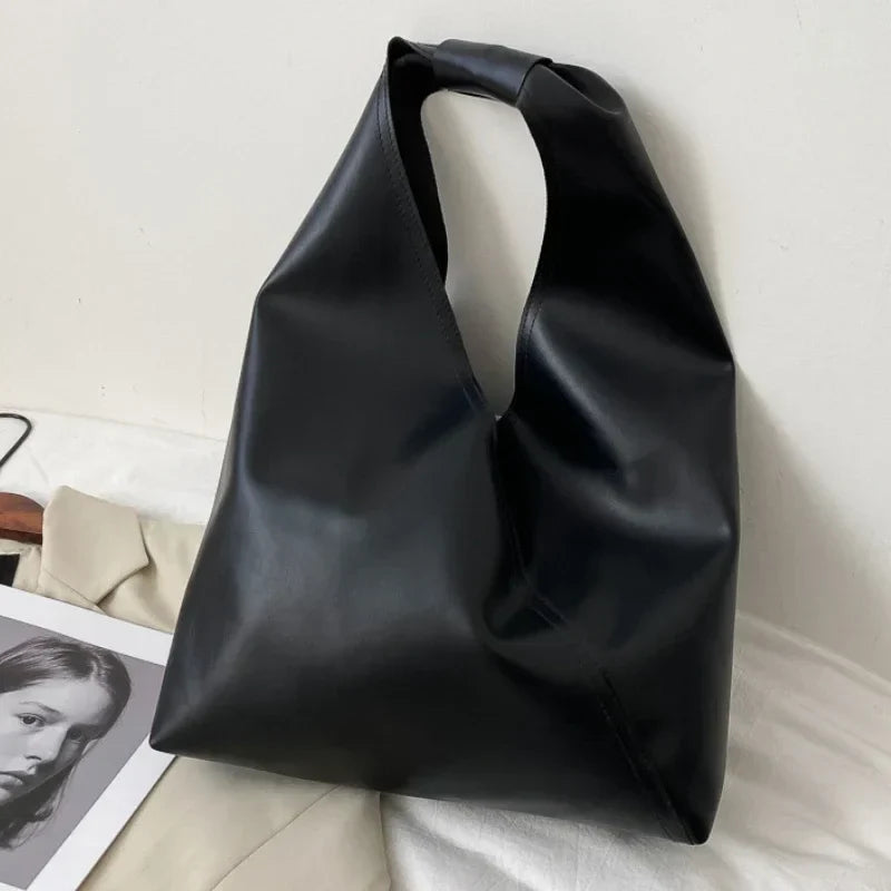 Minimalistische Leren Handtassen voor Vrouwen