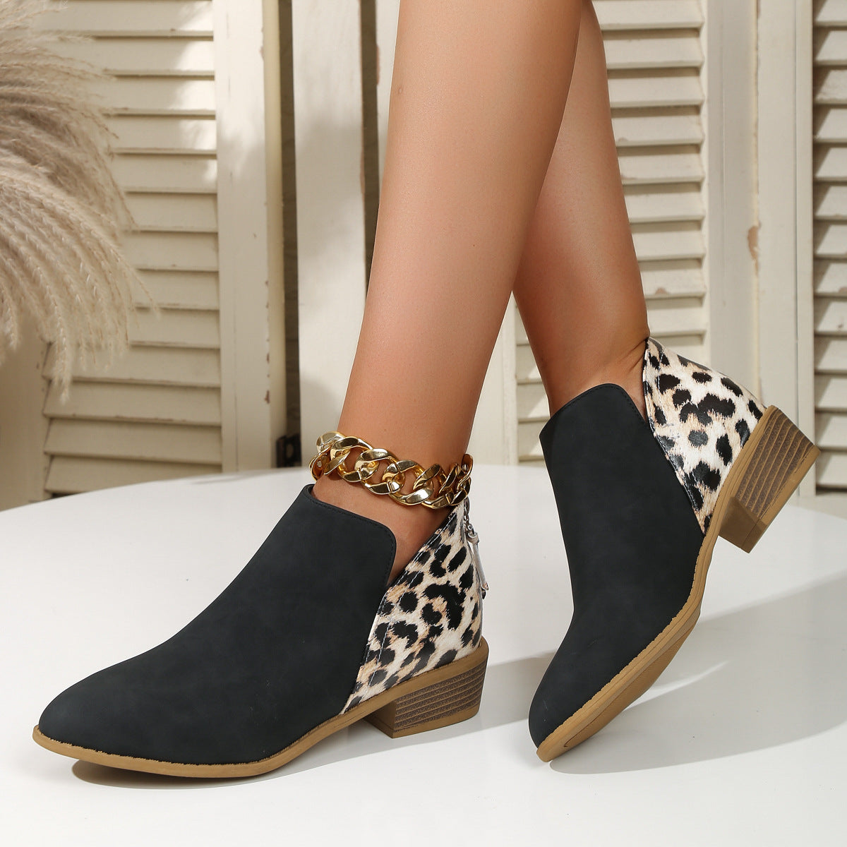 Elegante Winterlaars Liora met Blokhak – Comfort & Stijl