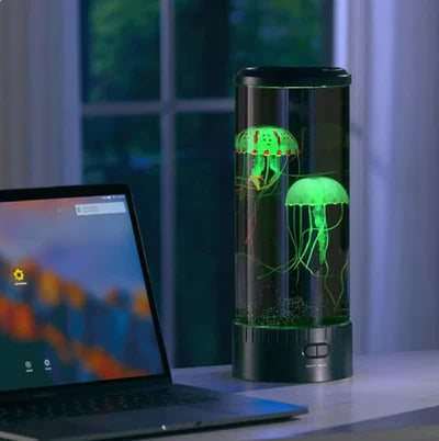 OceanGlow LED-kwallen-lavalampe - Rustgevende kleuren voor elke ruimte