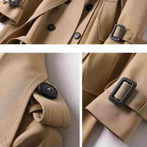 Aurora stijlvolle dames wintermantel – Dubbelzijdige trenchcoat, warm en comfortabel – Perfect voor winter en herfst