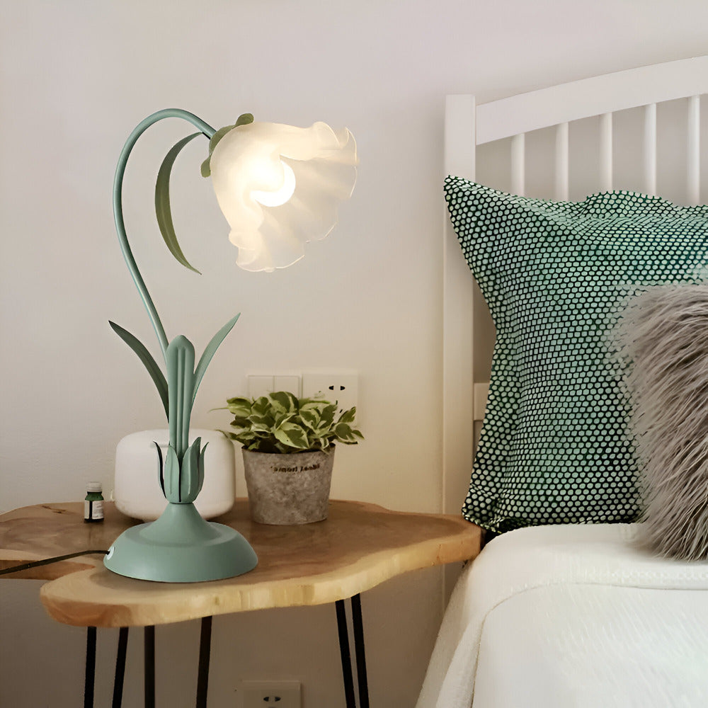 FleurLicht Tafellamp – Romantisch Bloemdesign met Zachte LED-verlichting