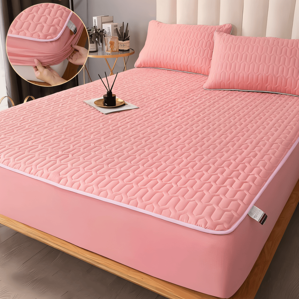 FlexiBed Matrasbeschermer – Waterdicht, Ademend & Wasbaar met Elastische Pasvorm