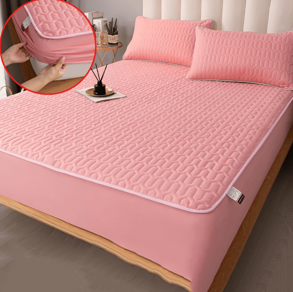 FlexiBed Matrasbeschermer – Waterdicht, Ademend & Wasbaar met Elastische Pasvorm