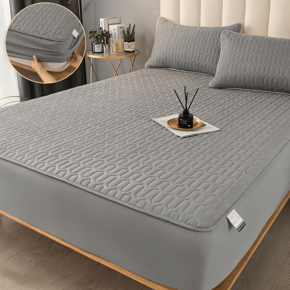 FlexiBed Matrasbeschermer – Waterdicht, Ademend & Wasbaar met Elastische Pasvorm