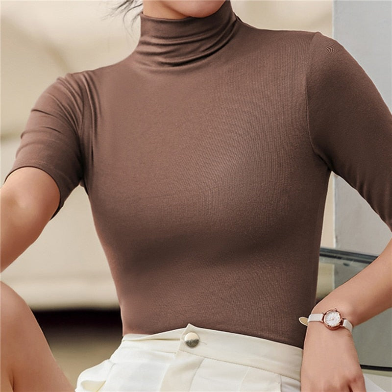 Orseline Top | Ultra-Dunne Naadloze Coltrui
