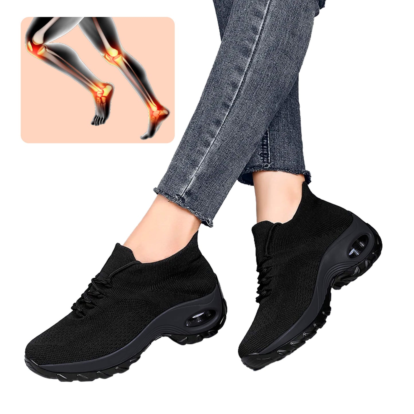 Orthopedische Schoenen Modieus voor Dames - Verlicht Voetpijn & Blijf Stijlvol met Chunky Platform Loafers