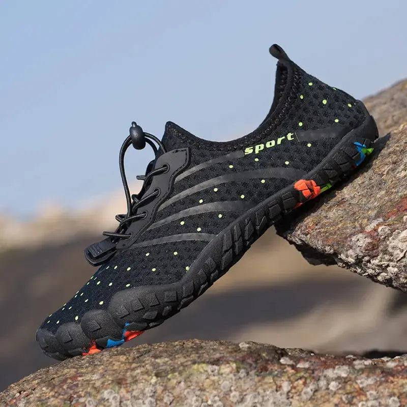VrijStap barefoot wandelschoenen – natuurlijke loopervaring met voetboogondersteuning en brede teenbox