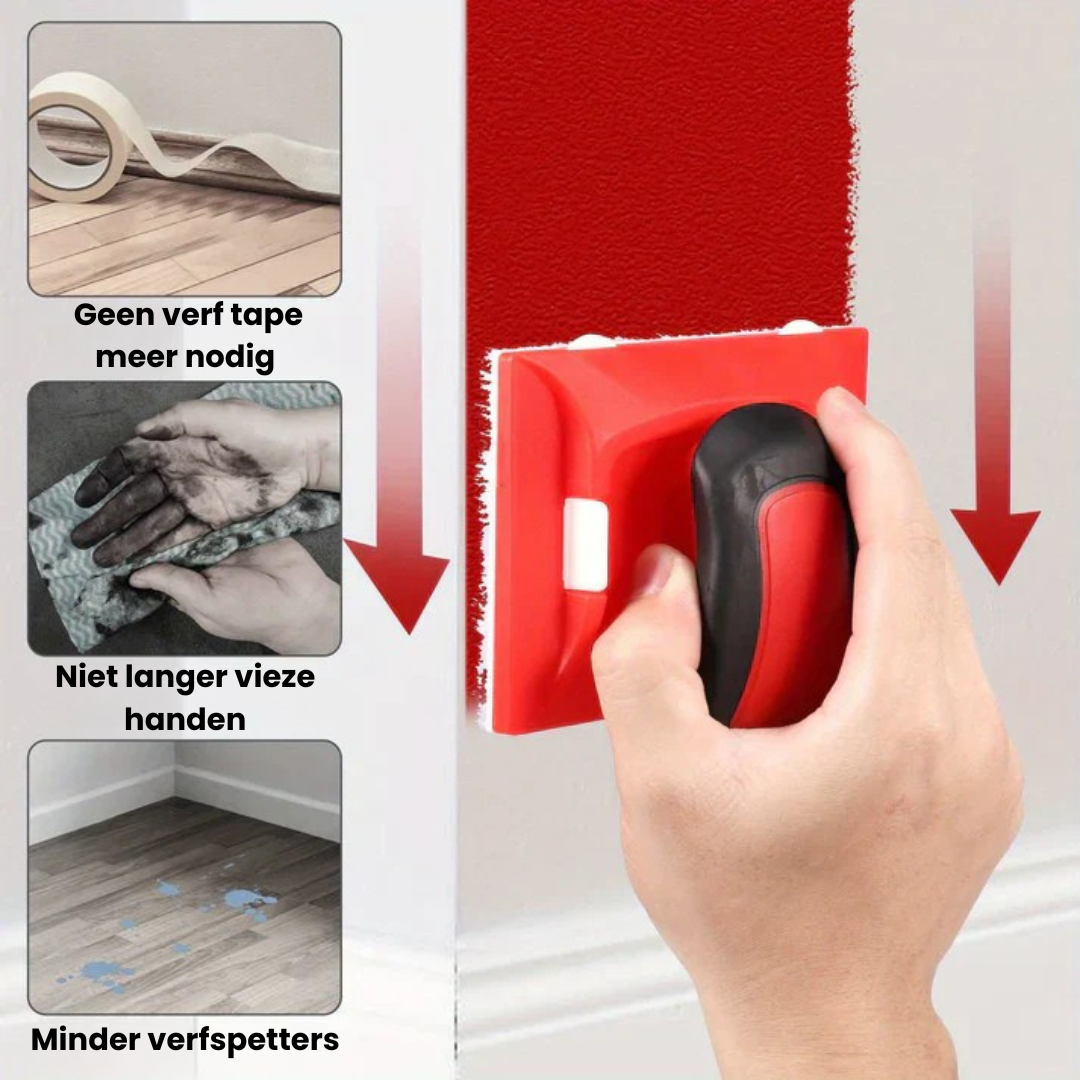 PaintMaster Precisie Schildertool – Strakke Randen zonder Schilderstape (Incl. 3 Gratis Pads)