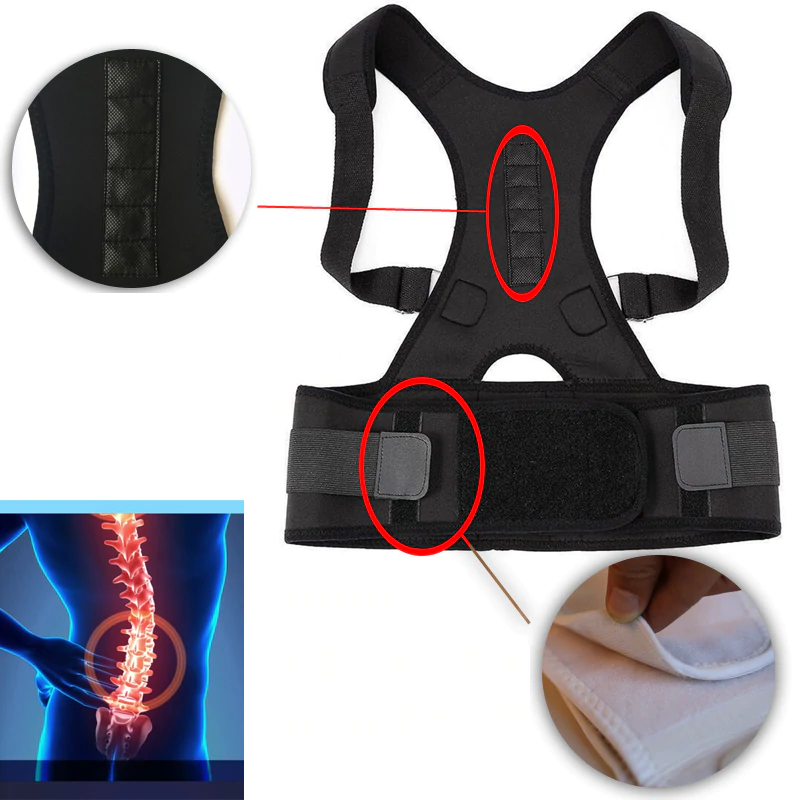 PostureGuard magnetische rugcorrector voor onmiddellijke pijnverlichting en perfecte lichaamshouding