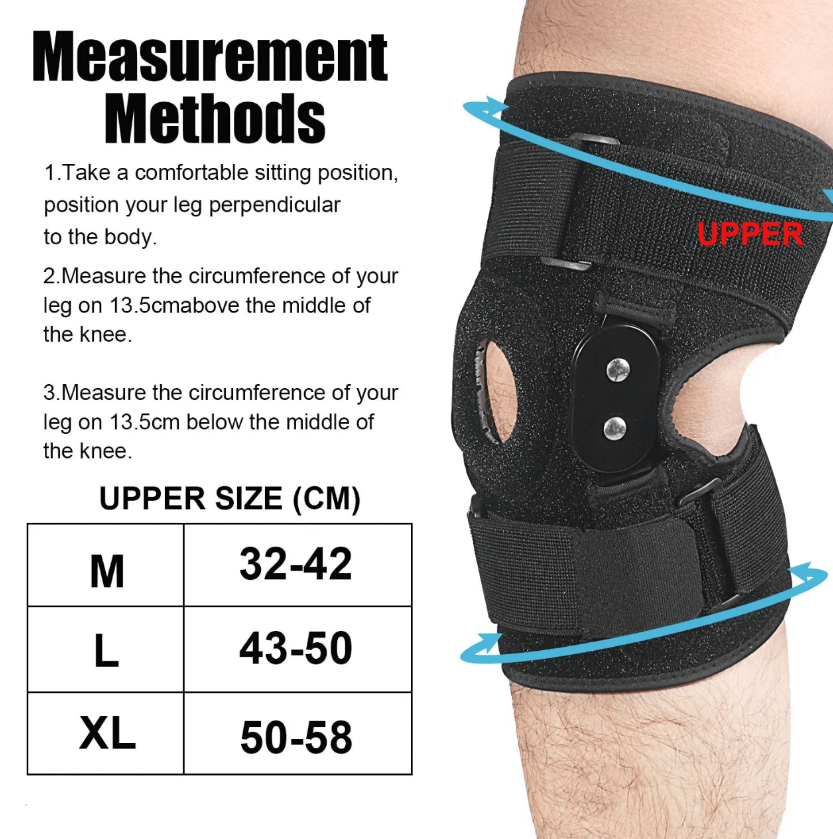 PowerKnee | Kniebrace | Verstelbaar en Scharnierend | Optimale Ondersteuning & Comfort
