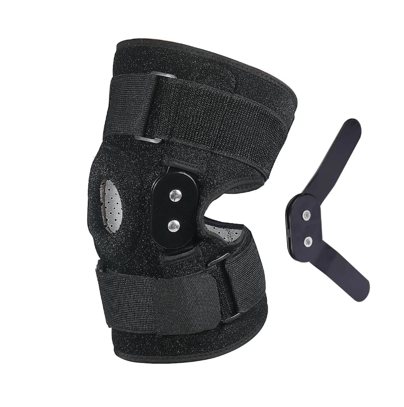 PowerKnee | Kniebrace | Verstelbaar en Scharnierend | Optimale Ondersteuning & Comfort
