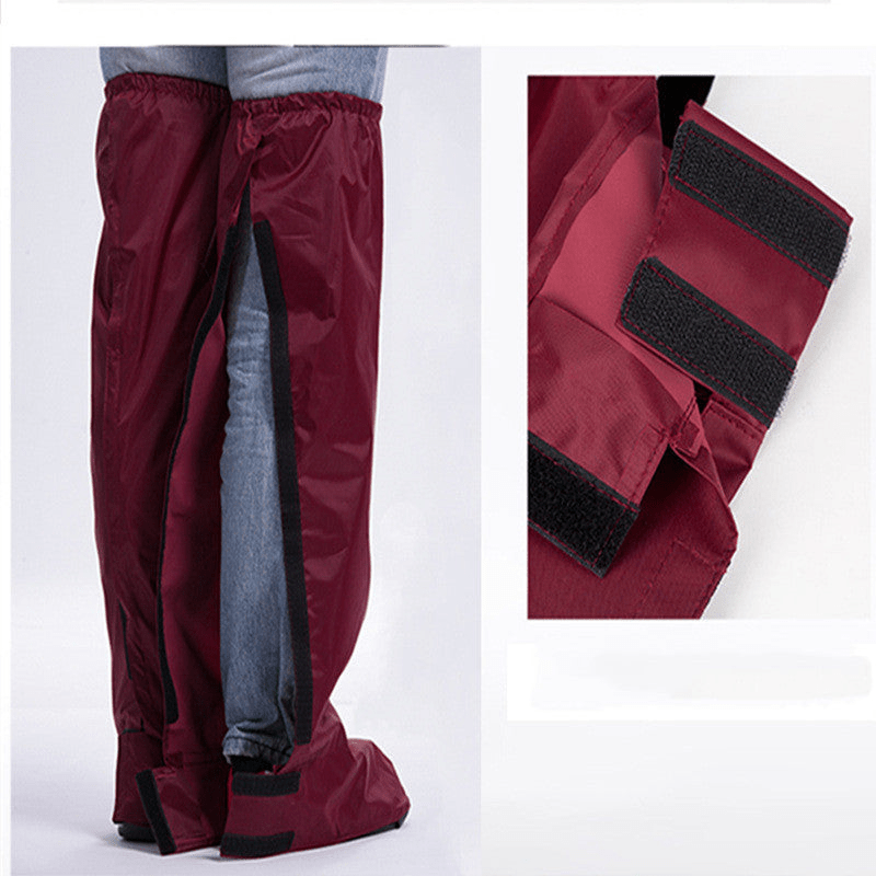 RainGuard Broek met Overschoenen – Waterafstotend en Verstelbare Pasvorm