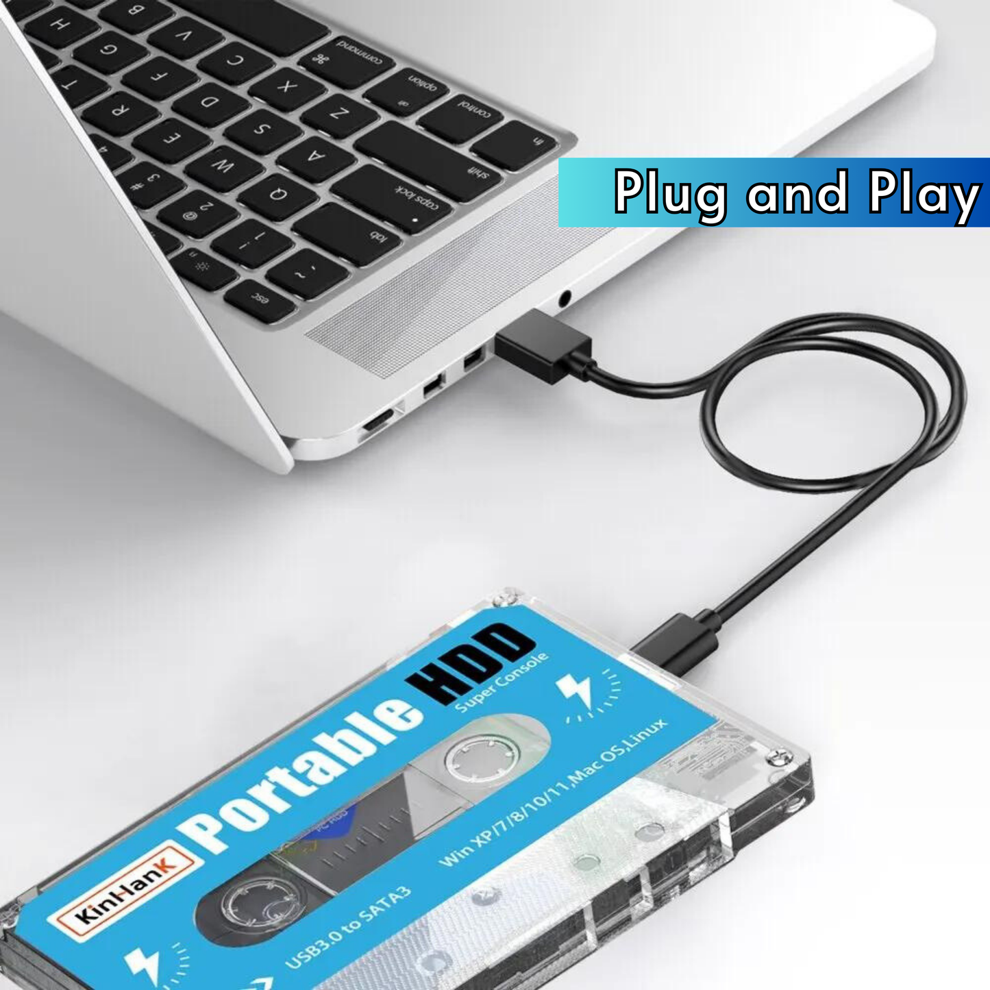 Retro Gaming Cassette - meer dan 100.000 games - plug and play! PS3, PS1, N64, WII++