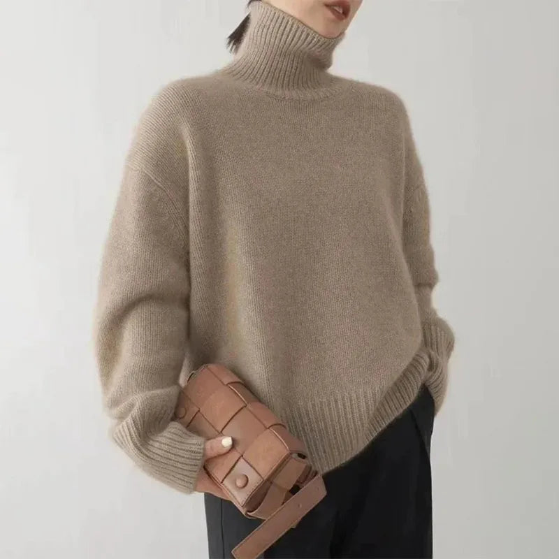 Elegante Dames Coltrui Elayna – Zachte Warme Turtleneck met Luxe Pasvorm