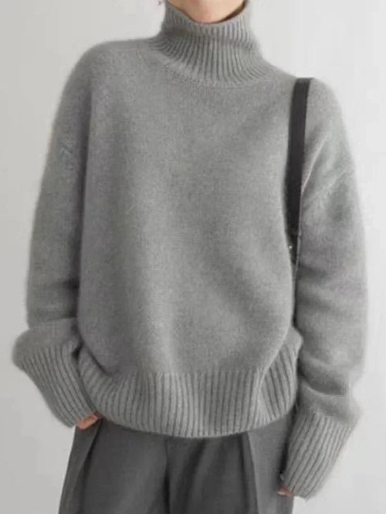 Elegante Dames Coltrui Elayna – Zachte Warme Turtleneck met Luxe Pasvorm