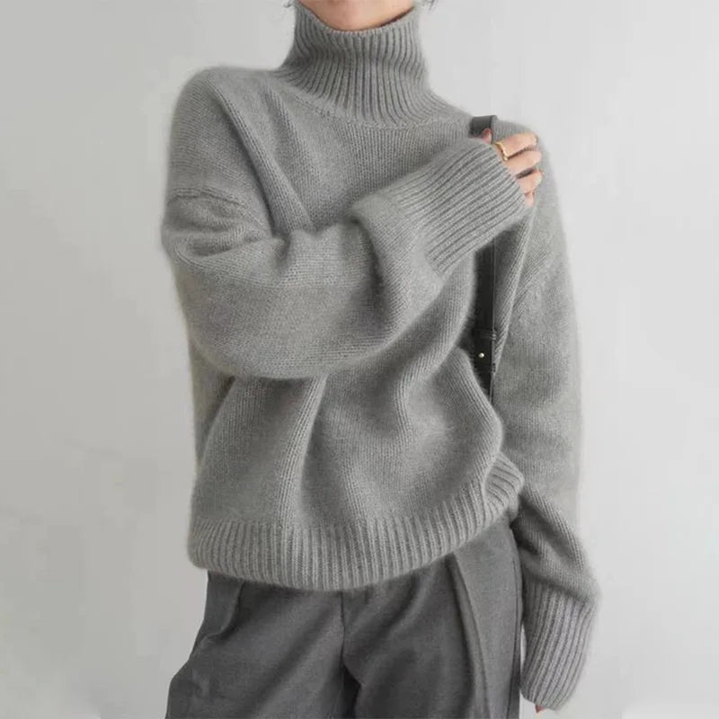 Elegante Dames Coltrui Elayna – Zachte Warme Turtleneck met Luxe Pasvorm