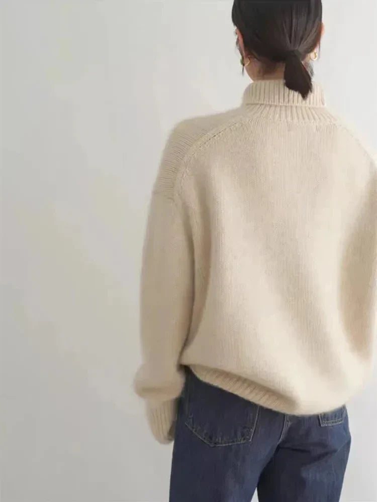 Elegante Dames Coltrui Elayna – Zachte Warme Turtleneck met Luxe Pasvorm