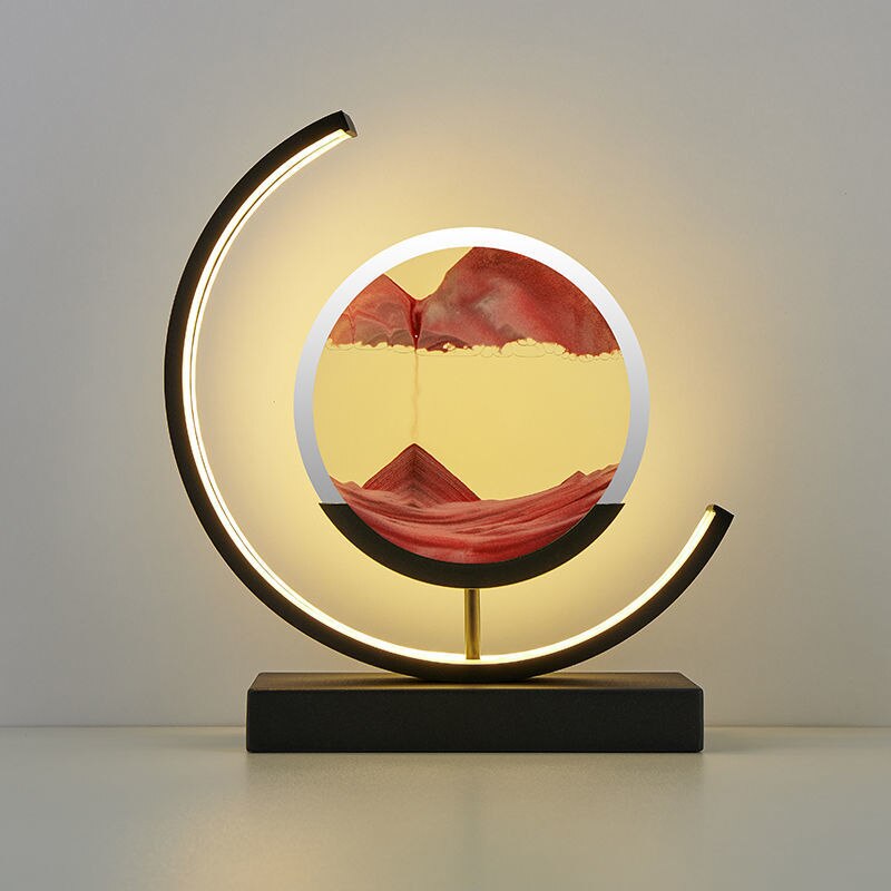 LED Tafellamp met Bewegend Zandlandschap – SandLight