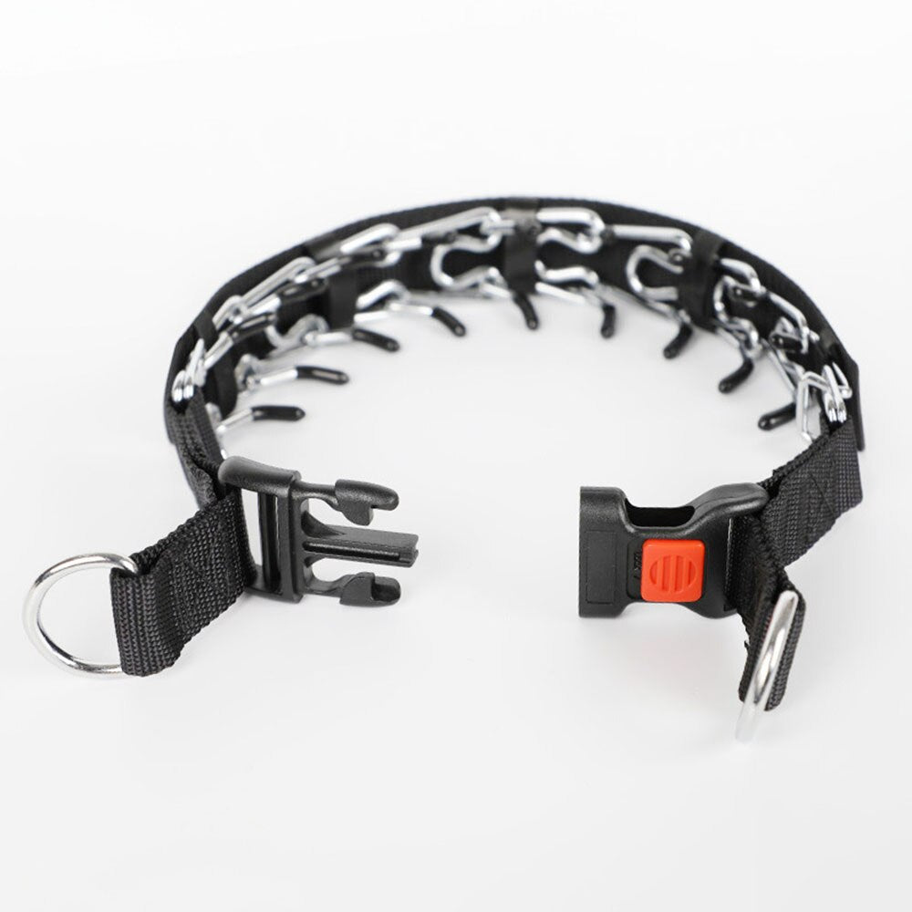 Nylon trainingshalband met comfortpunt en snelsluiting