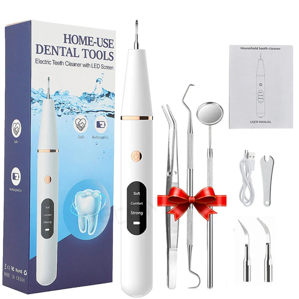 SmilePro Ultrasone Tandsteenreiniger – Effectieve Plaqueverwijderaar voor Thuis