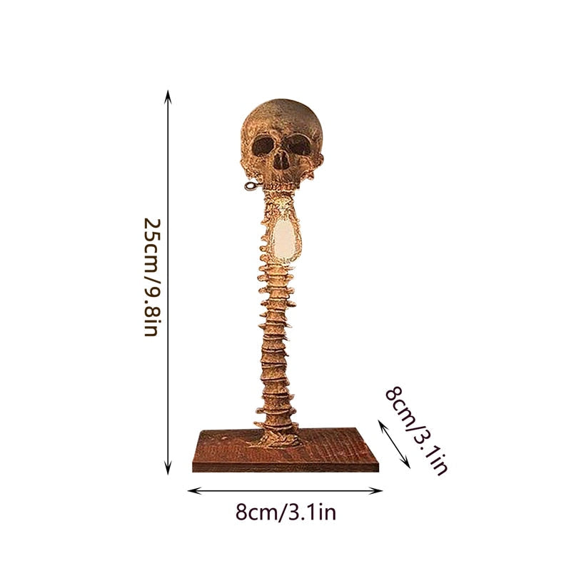 Schedel Wervelkolom LED Decoratielamp - Griezelige Sfeerverlichting