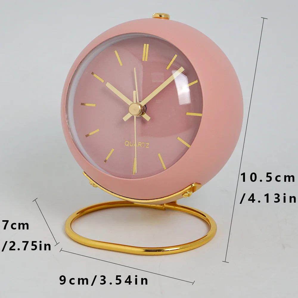 Minimalistische Scandinavische Bureauklok met Stil Quartz-Uurwerk