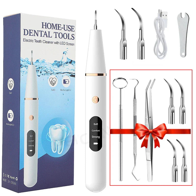 SmilePro Ultrasone Tandsteenreiniger – Effectieve Plaqueverwijderaar voor Thuis