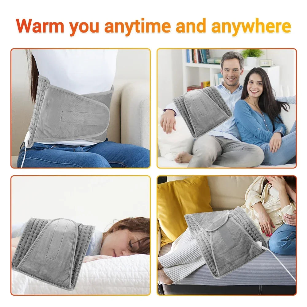 Verstelbare Warmtegordel met Micropluche - 9 Warmtestanden & Timer