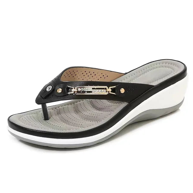 ZomerZacht Orthopedische Dames Slipper met Comfortvoetbed – Luchtig, ondersteunend en stijlvol – Perfect voor warme dagen