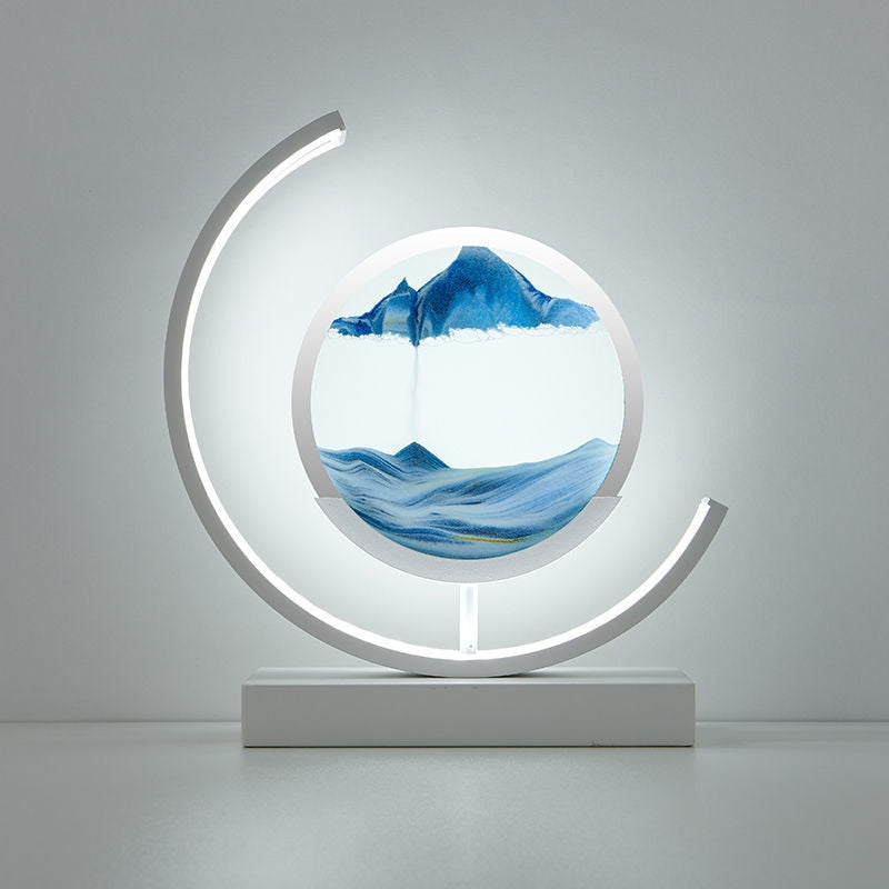 LED Tafellamp met Bewegend Zandlandschap – SandLight