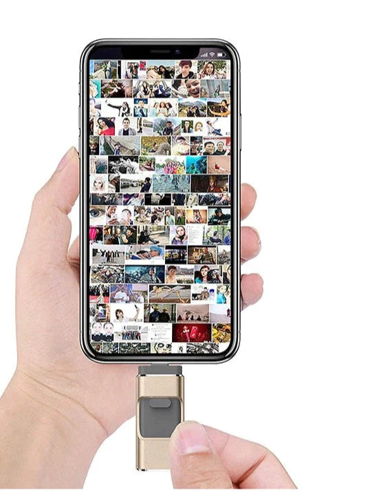 DataFlex 4-in-1 Geheugenstick – USB Opslag voor Telefoon, Tablet en PC