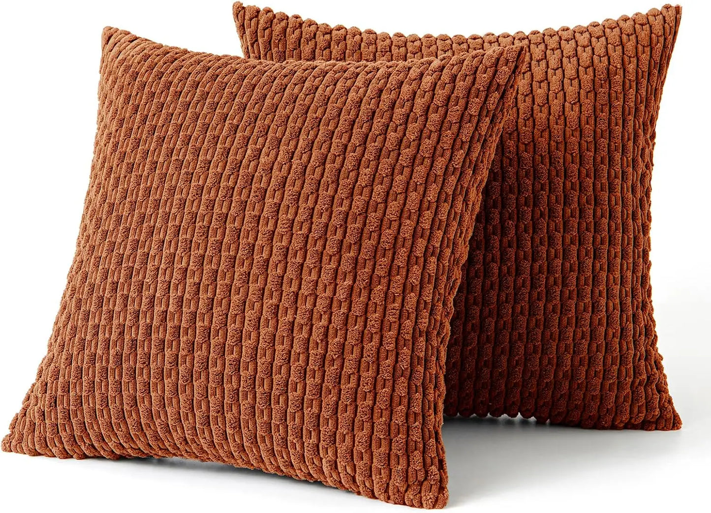 Boho Ribfluweel Kussenhoes – Stijlvolle Gestreepte Sierkussenhoes voor Bank of Bed